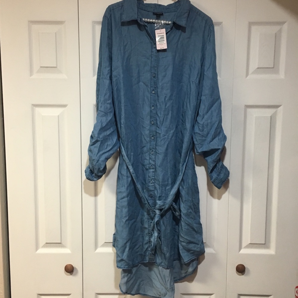 New torrid shirt dress plus size women 1x - Picture 5 of 7